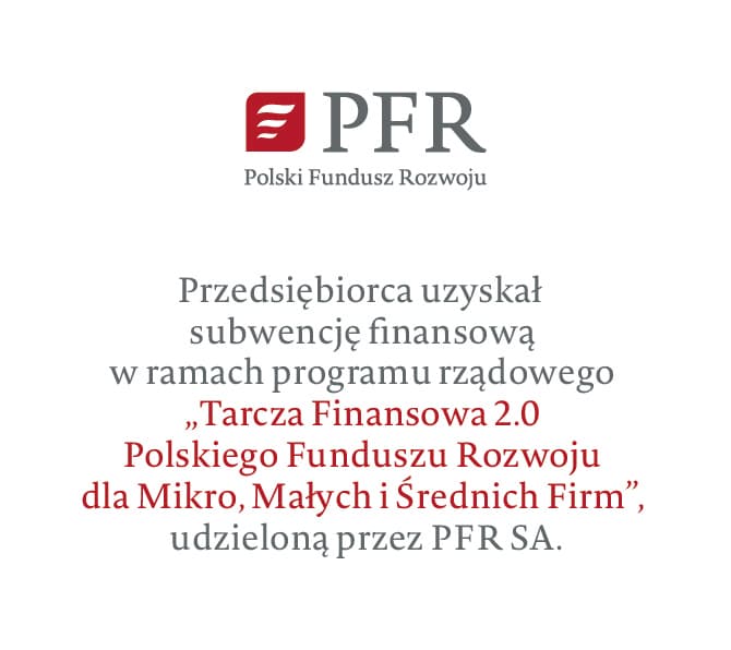 Plansza informacyjna PFR – Pralnia Super Clean Warszawa
